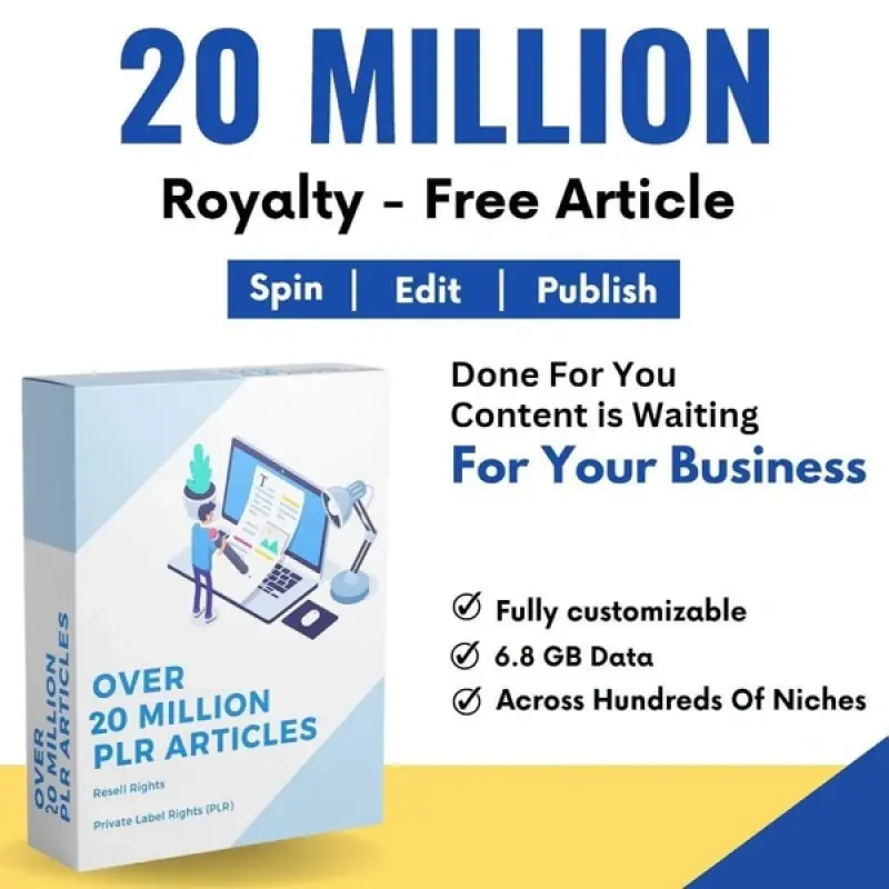 20 Million Pre-Written Articles
