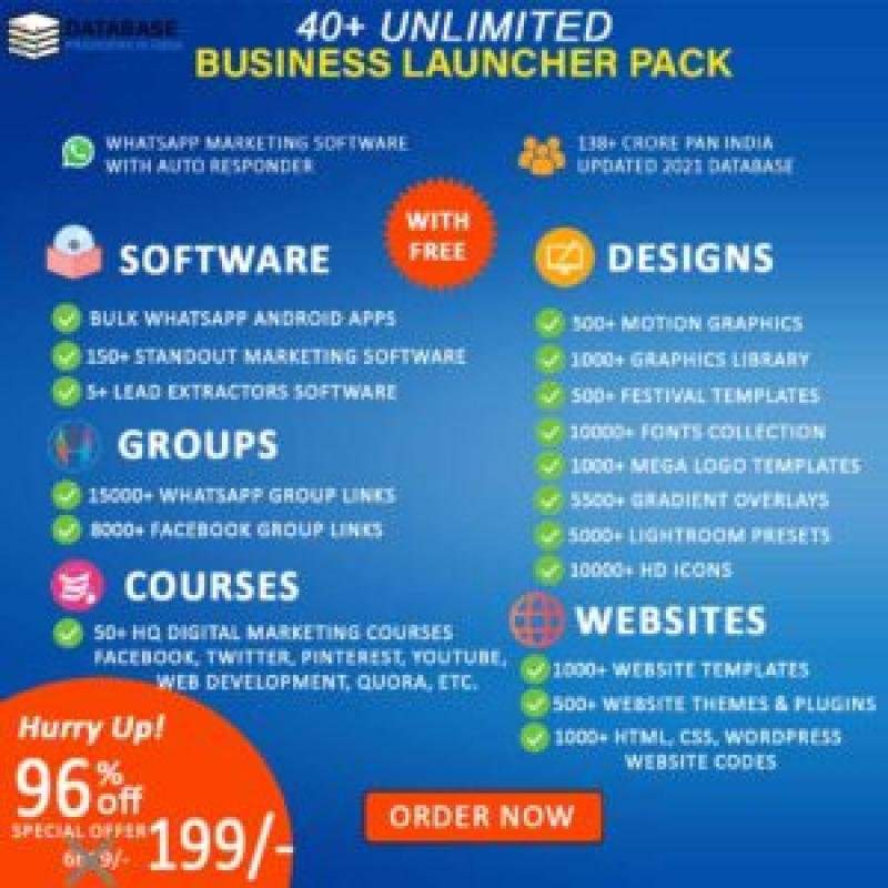 Facebook & WhatsApp Business Group Links Bundle