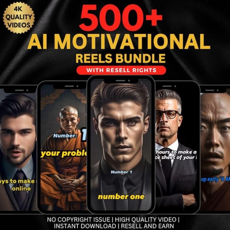 600+ AI Motivational Reels